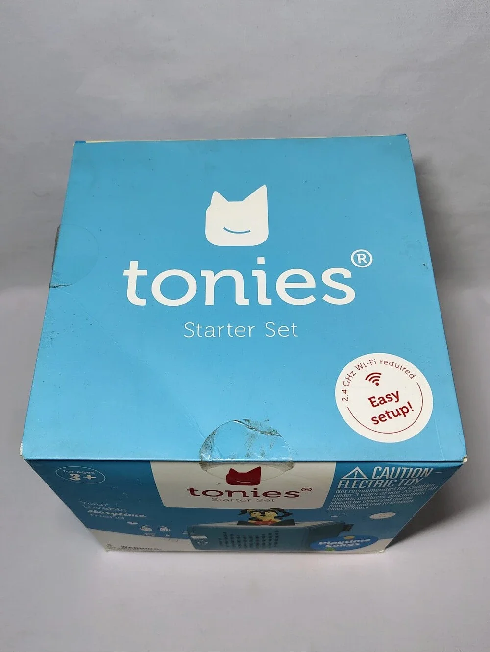 Tonies Starter Set - Light Blue Box Toniebox  - Includes Puppy Playtime Tonie